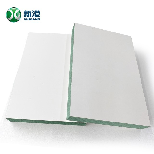 15mm Waterproof Green MDF Moisture Resistant Laminated Gloss White Paper