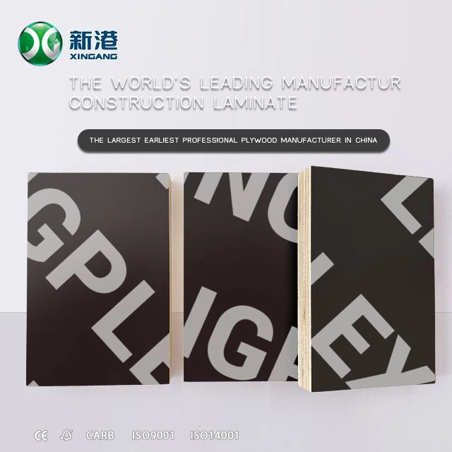 Hot Press Plywood Finger Joint Plywood Film Faced Plywood Poplar Core