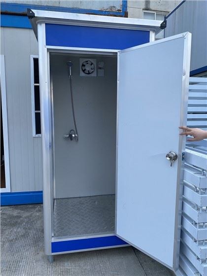 मूविंग मॉड्यूलर वाशिंग रूम शावर कंटेनर हाउस