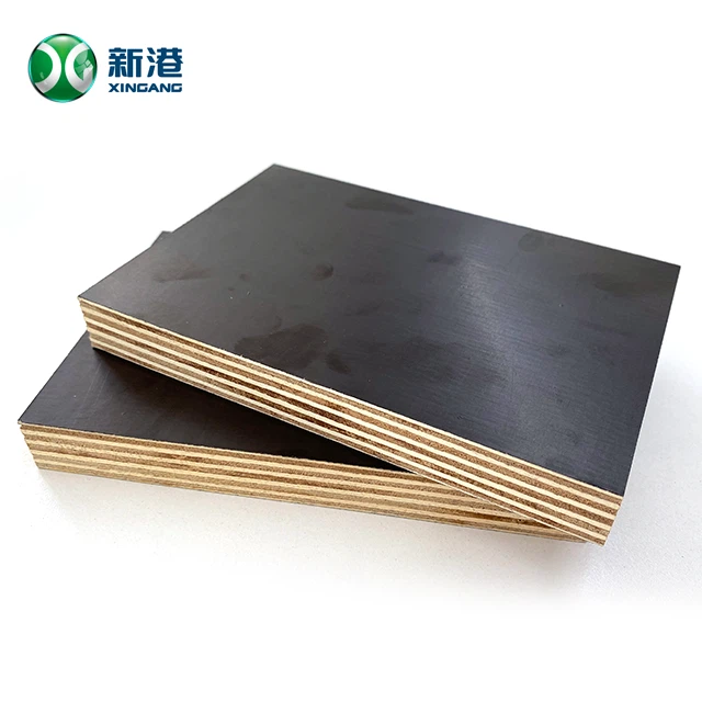 18 मिमी कंस्ट्रक्शन शटरिंग बोर्ड 4x8 फीट फुल पोपलर कोर ब्लैक कंक्रीट फॉर्मवर्क फिल्म फेस्ड प्लाईवुड