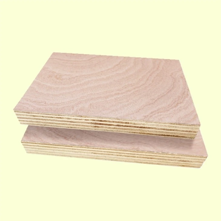 18mm Veneer Faced Commercial Plywood Panel For Decoration