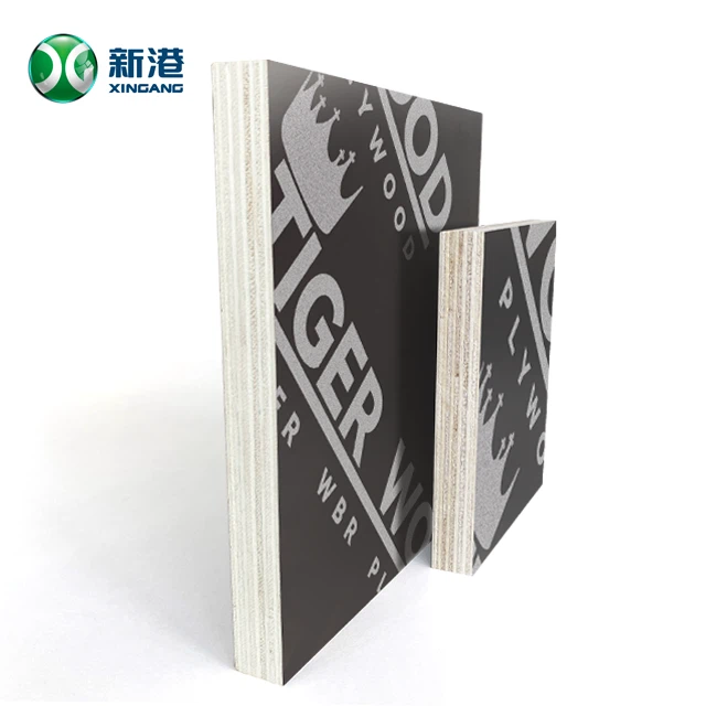 Finger Joint Core/head To Head/Film Faced Plywood Constrcution Board Shuttering Plywood Formwork System 1220x2440x18mm Phenolic WBP E1 Linyi Factory
